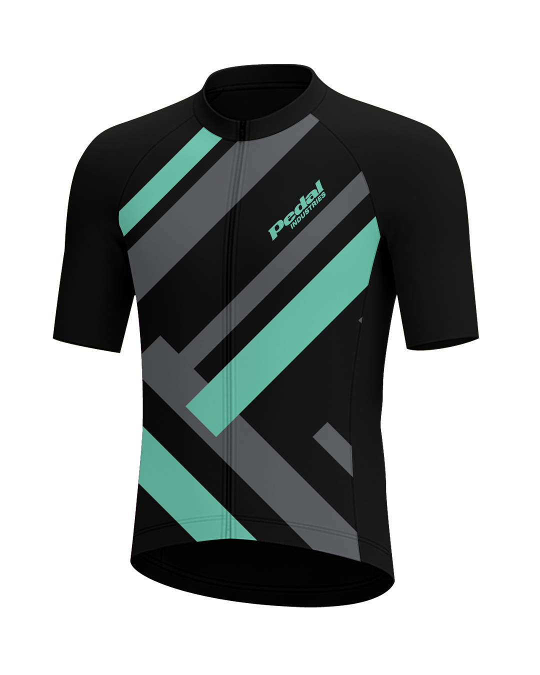 Celeste Primary Colors MEN'S PRO JERSEY ISD - flat product view, front pdp-last