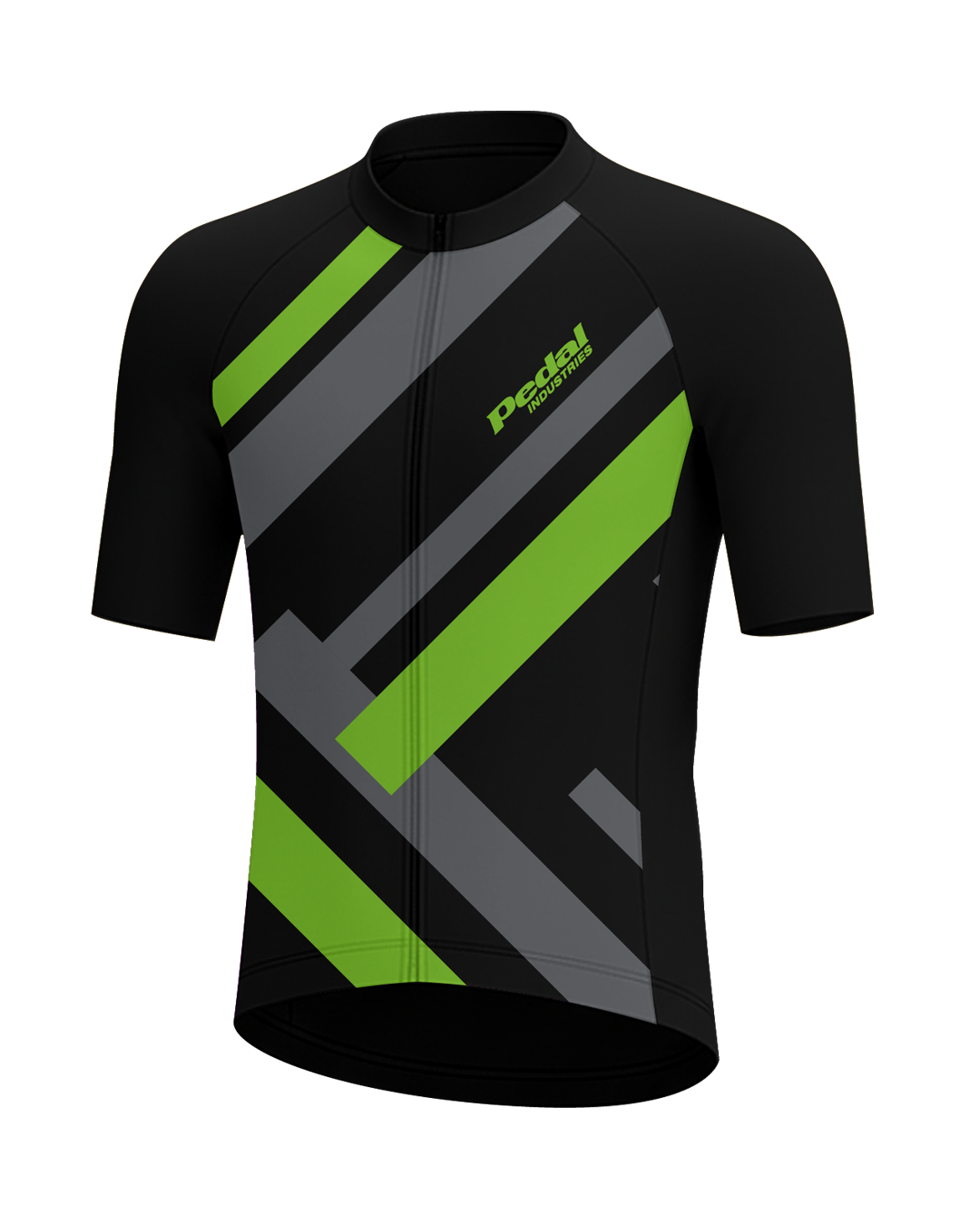 Green Primary Colors MEN'S PRO JERSEY ISD - flat product view, front pdp-last