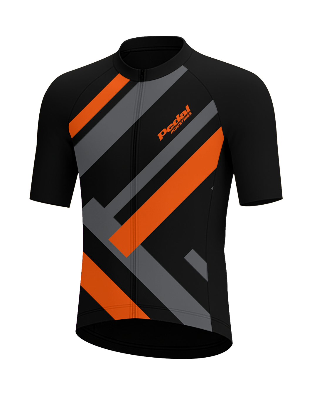 Orange Primary Colors MEN'S PRO JERSEY ISD - flat product view, front pdp-last