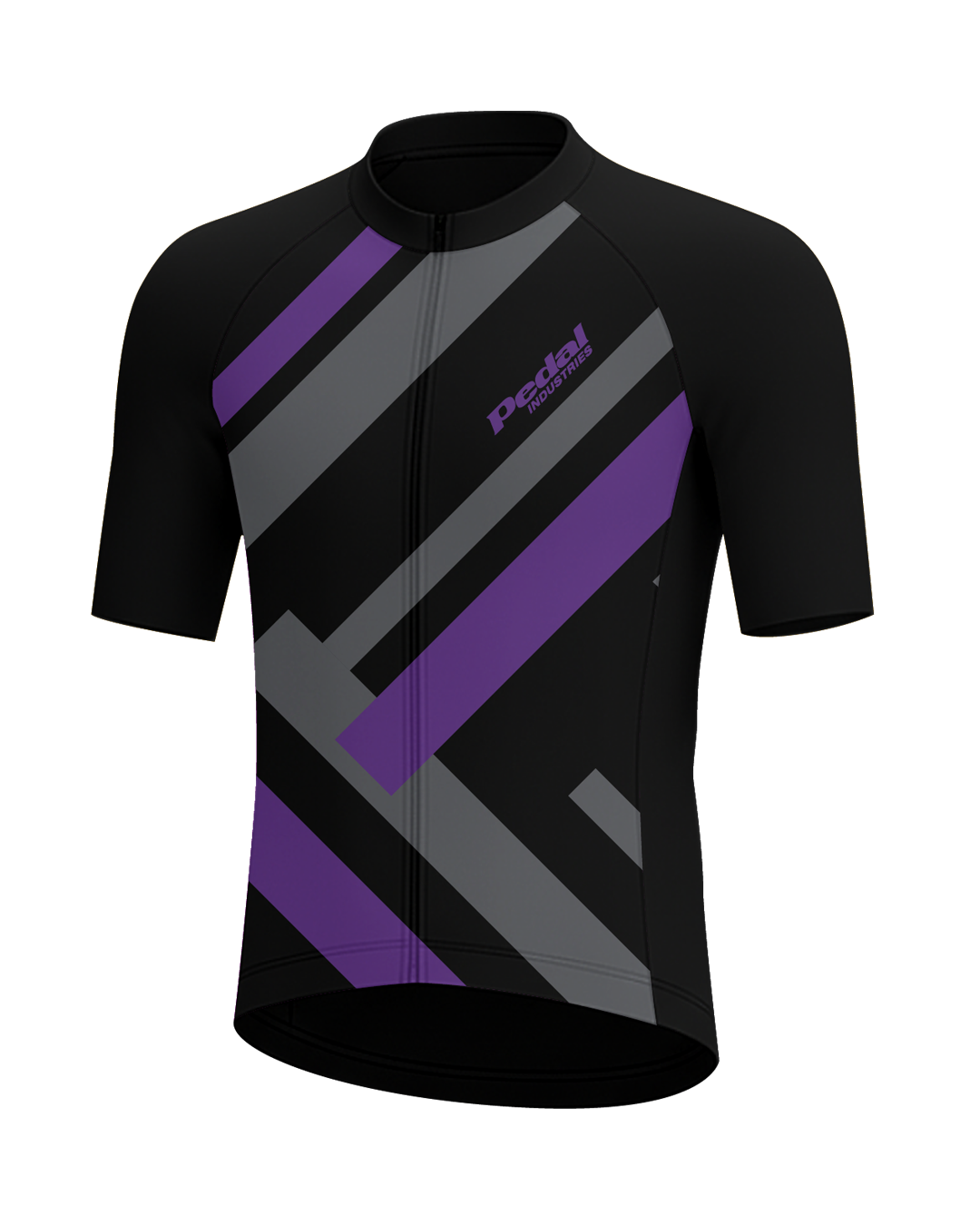Purple Primary Colors MEN'S PRO JERSEY ISD - flat product view, front pdp-last