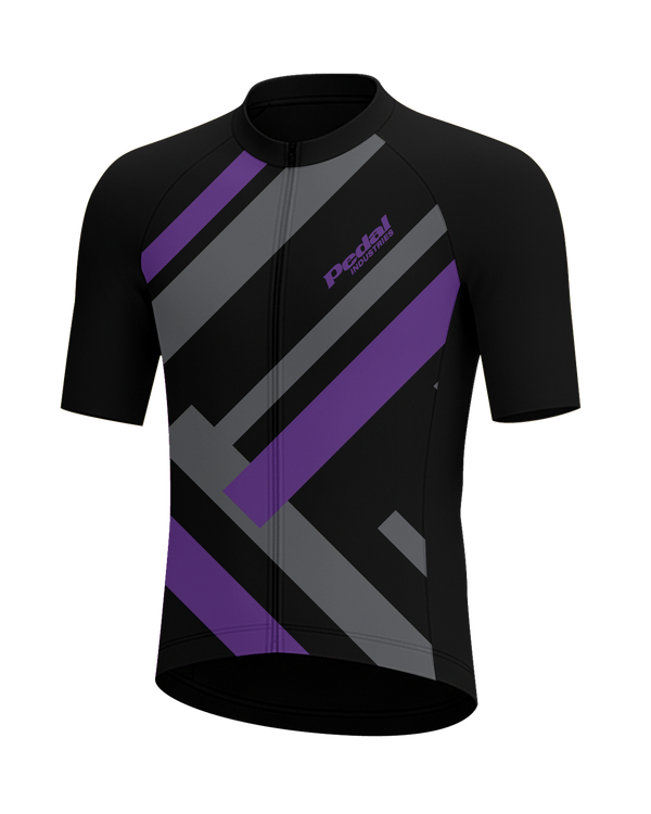 Purple Primary Colors MEN'S PRO JERSEY ISD - flat product view, front pdp-last