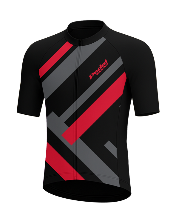 Red Primary Colors MEN'S PRO JERSEY ISD - flat product view, front pdp-last