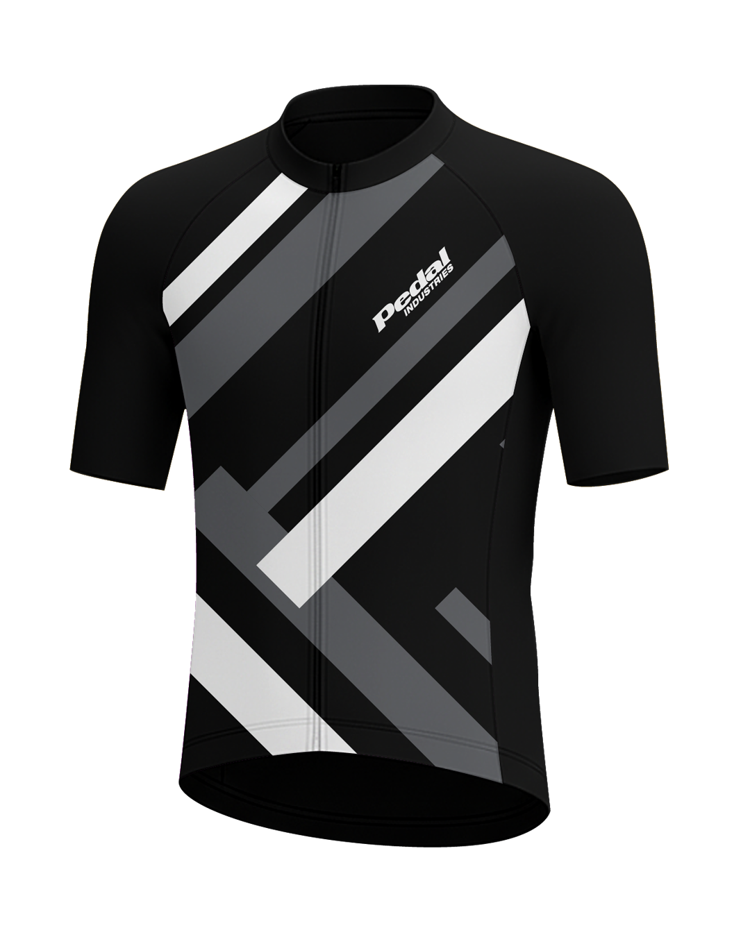 White Primary Colors MEN'S PRO JERSEY ISD - flat product view, front pdp-last