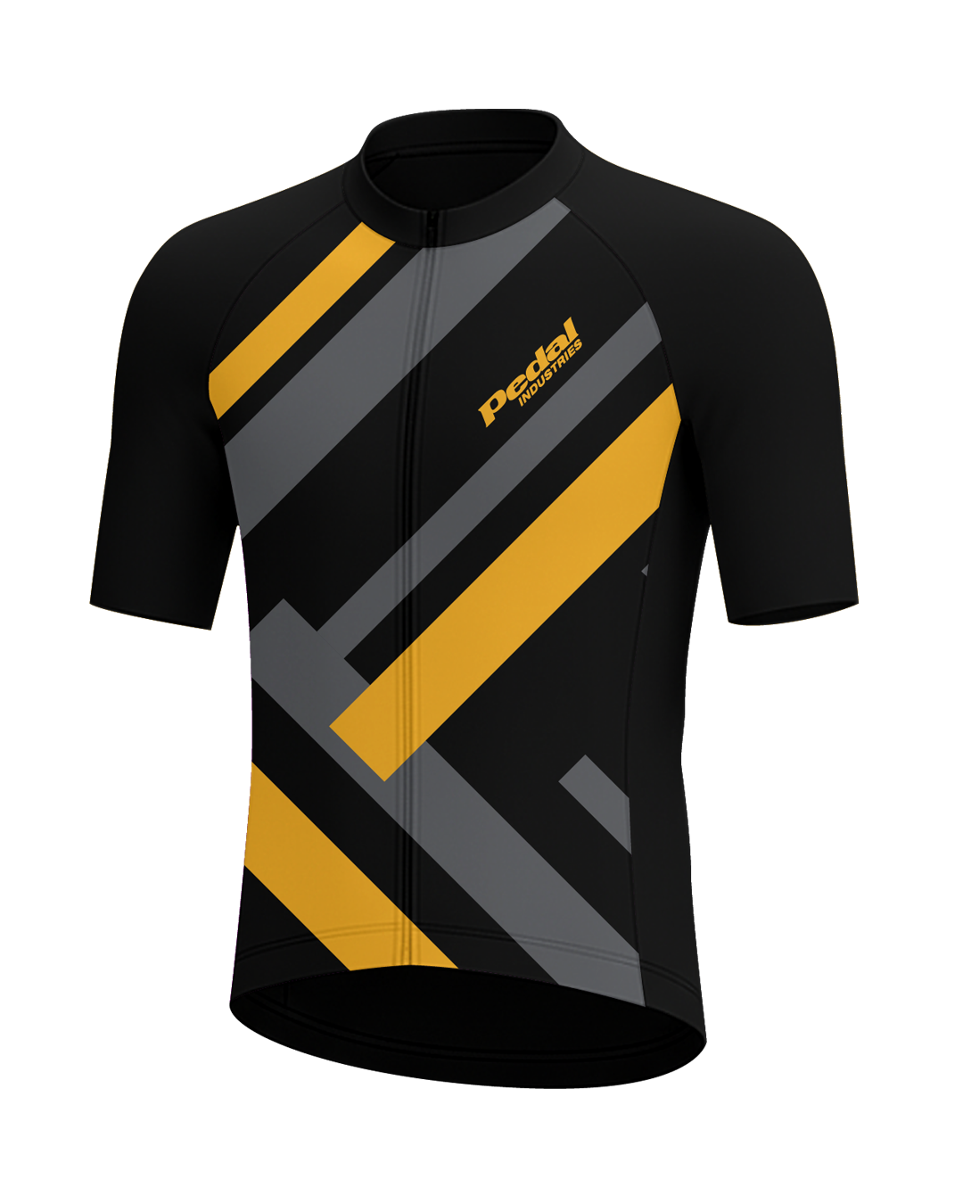Yellow Primary Colors MEN'S PRO JERSEY ISD - flat product view, front pdp-last