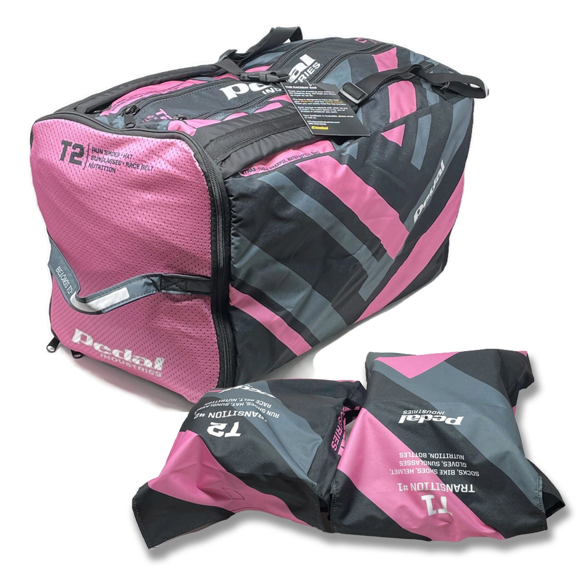 Pink Primary Colors RaceDay TRIATHLON Gear Bag™ ISD