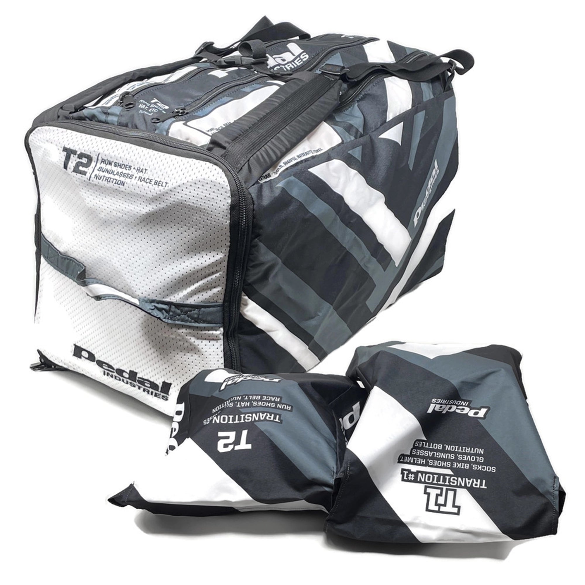 White Primary Colors RaceDay TRIATHLON Gear Bag™ ISD