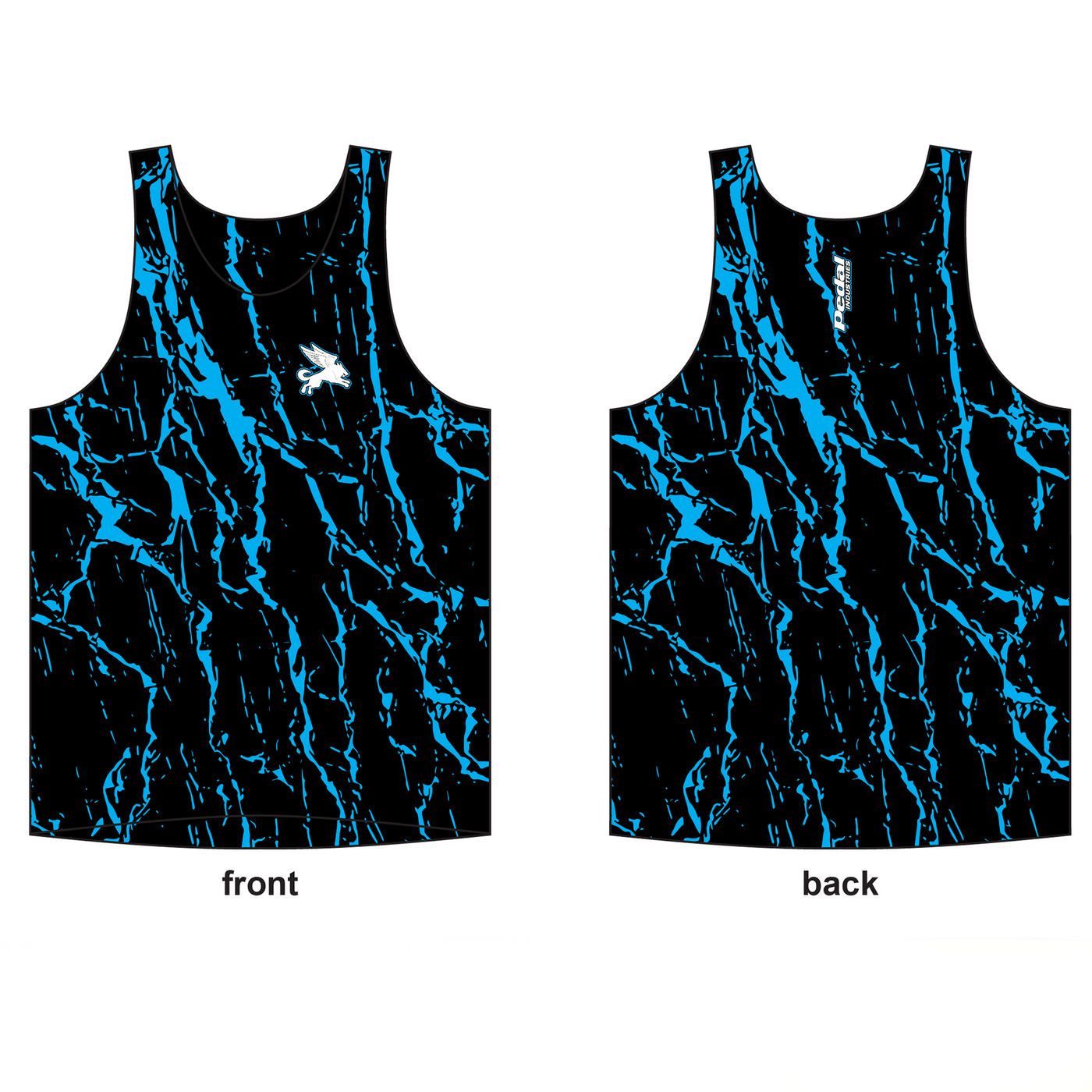 All Splatter WOMEN'S RUNNING Singlet ISD (3 Color Variants)