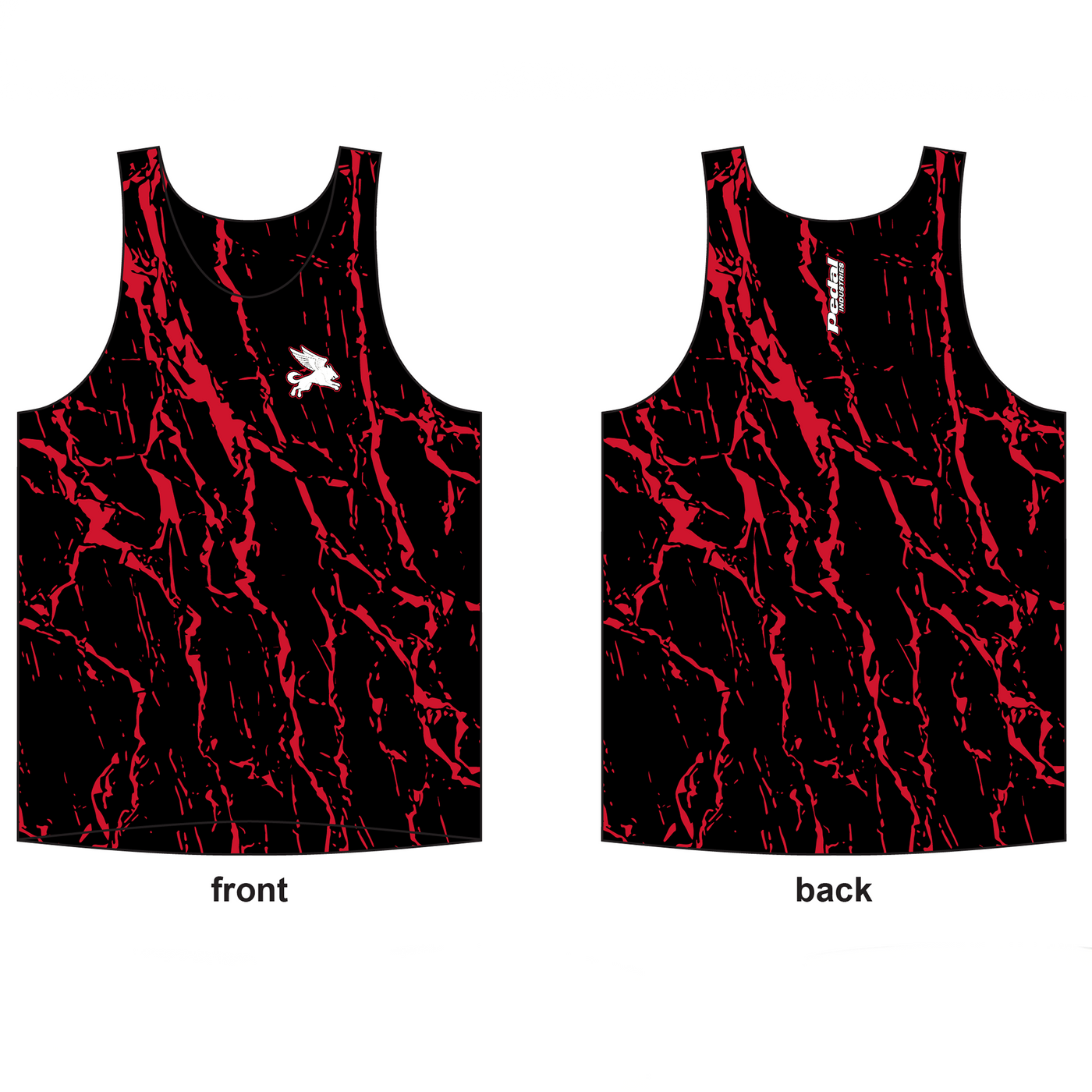 All Splatter WOMEN'S RUNNING Singlet ISD (3 Color Variants)