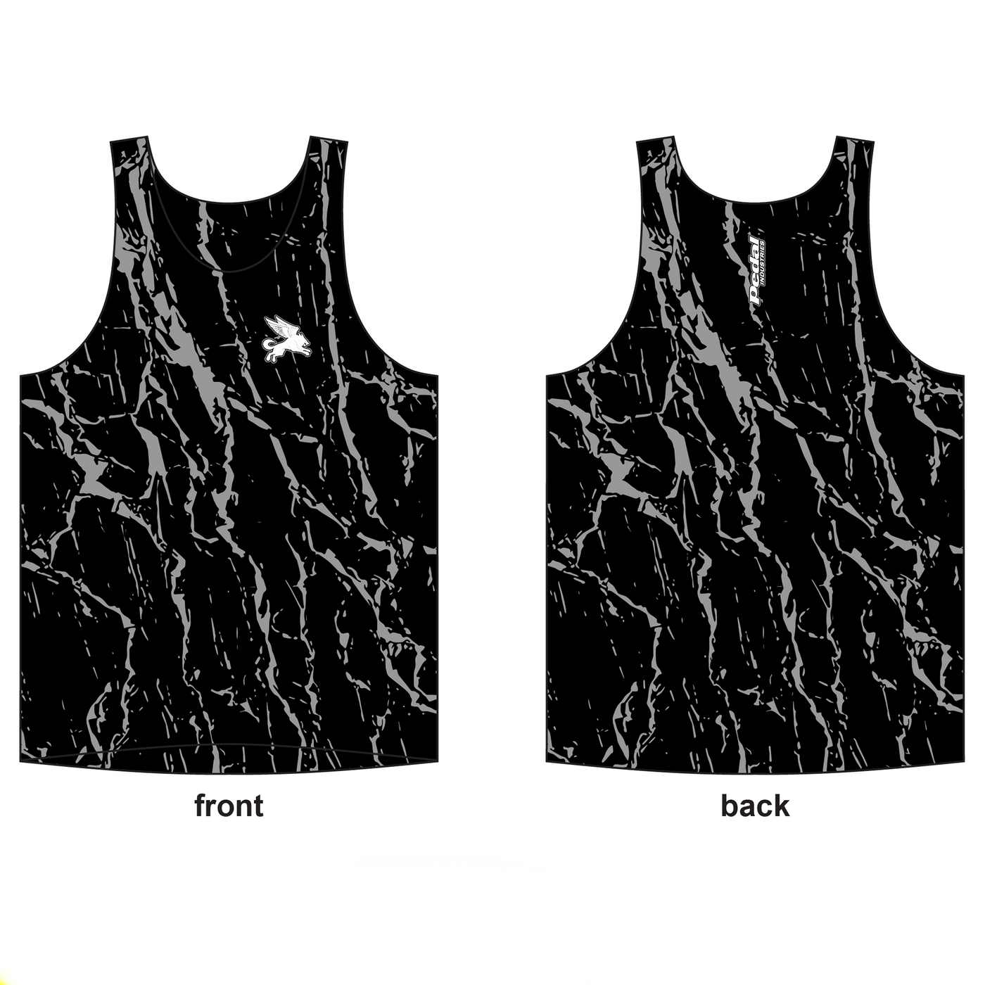 All Splatter WOMEN'S RUNNING Singlet ISD (3 Color Variants)