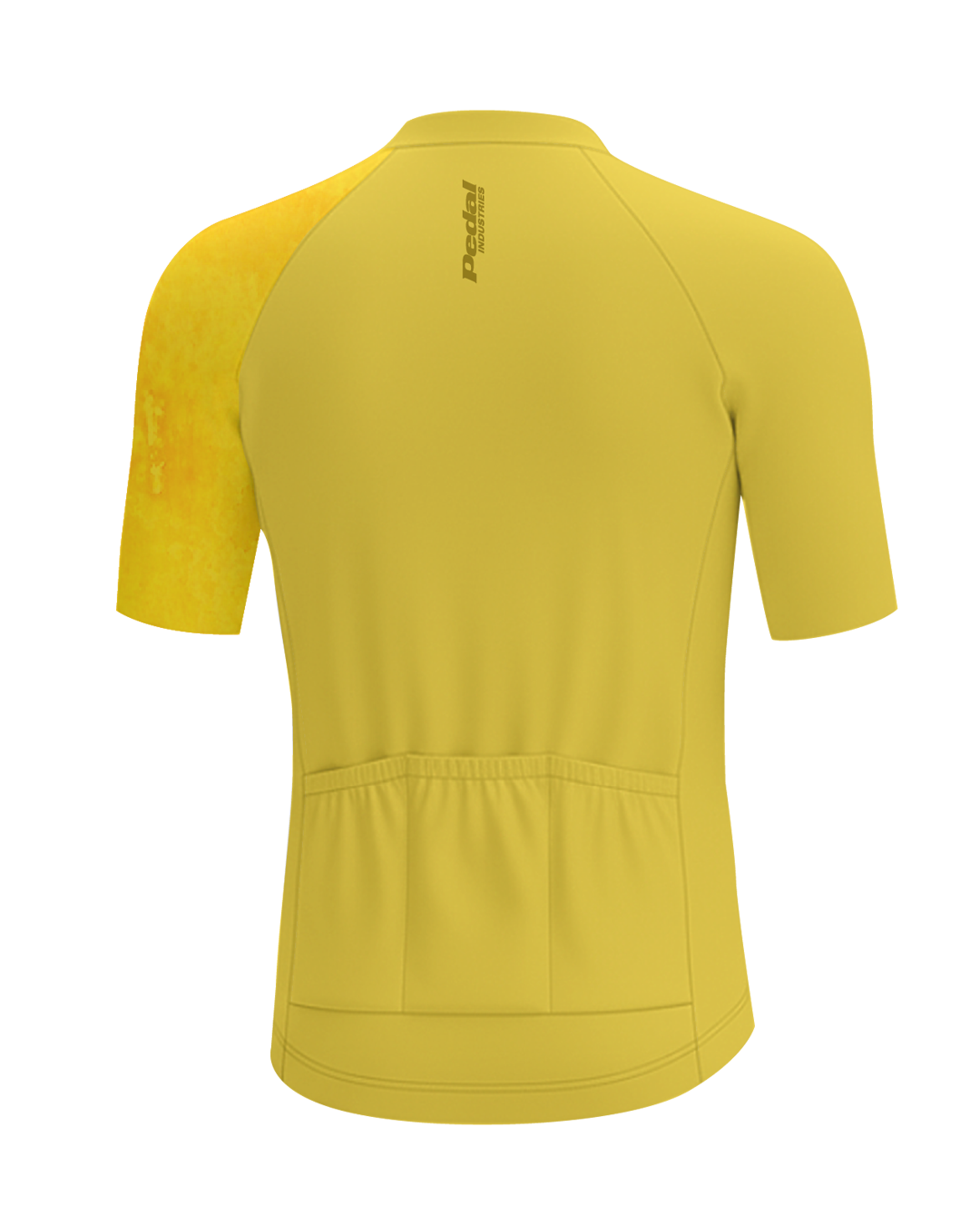 Gold Marble MEN'S PRO JERSEY ISD - flat product view, back pdp-last