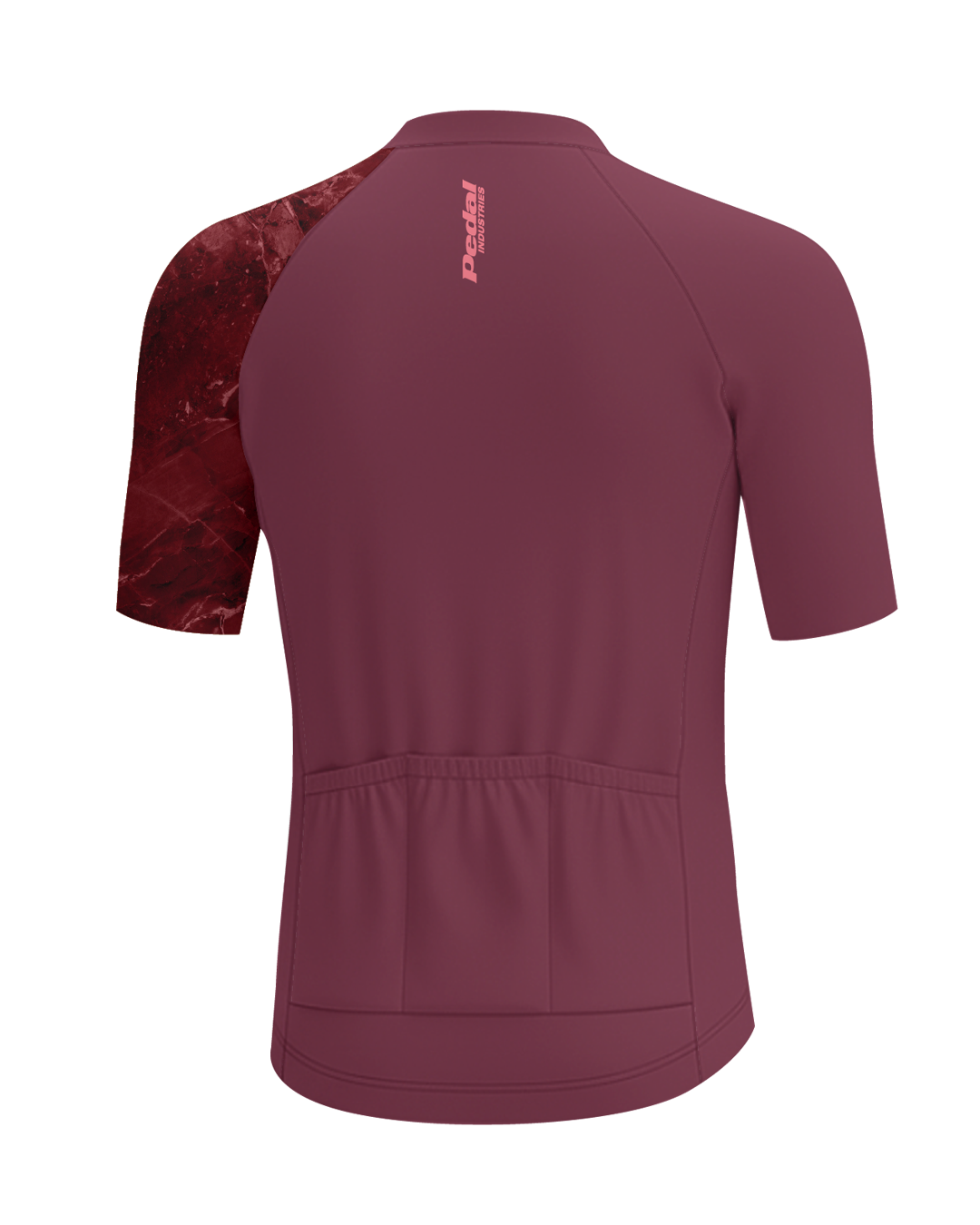 Ruby Marble MEN'S PRO JERSEY ISD - flat product view, back pdp-last