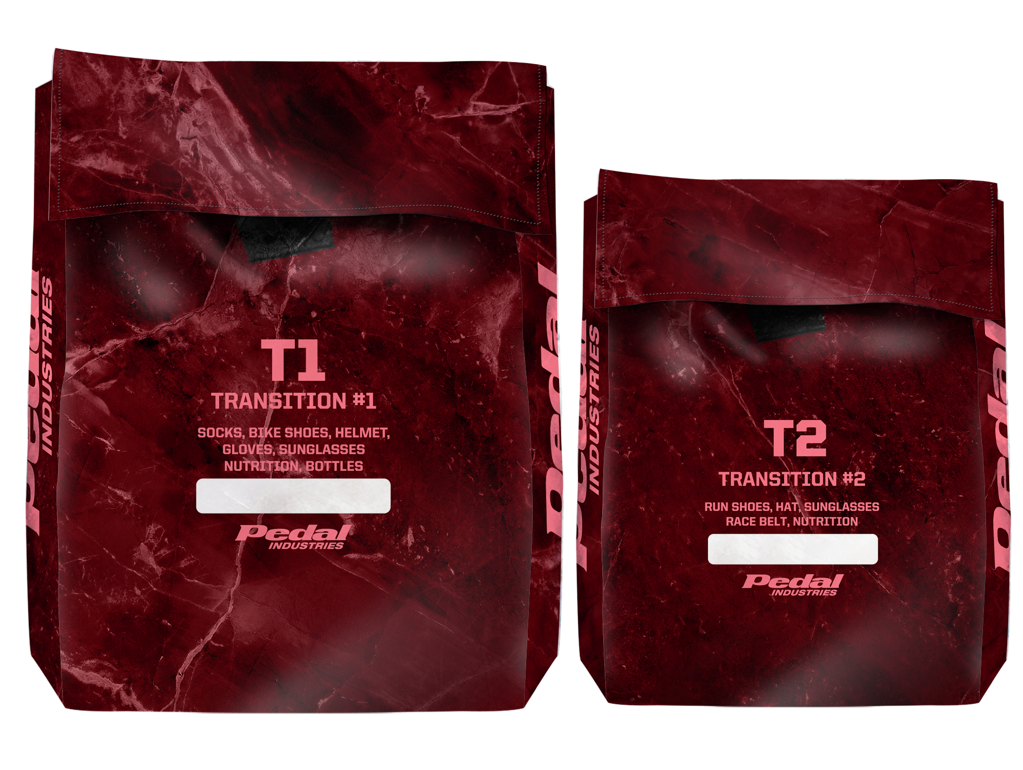 Ruby Marble Triathlon Transition Bags ISD