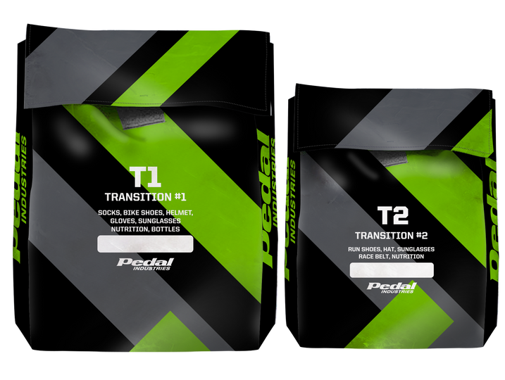Green Primary Colors Triathlon Transition Bags ISD