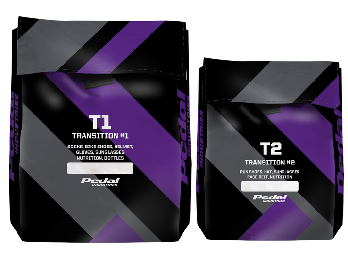 Purple Primary Colors Triathlon Transition Bags ISD