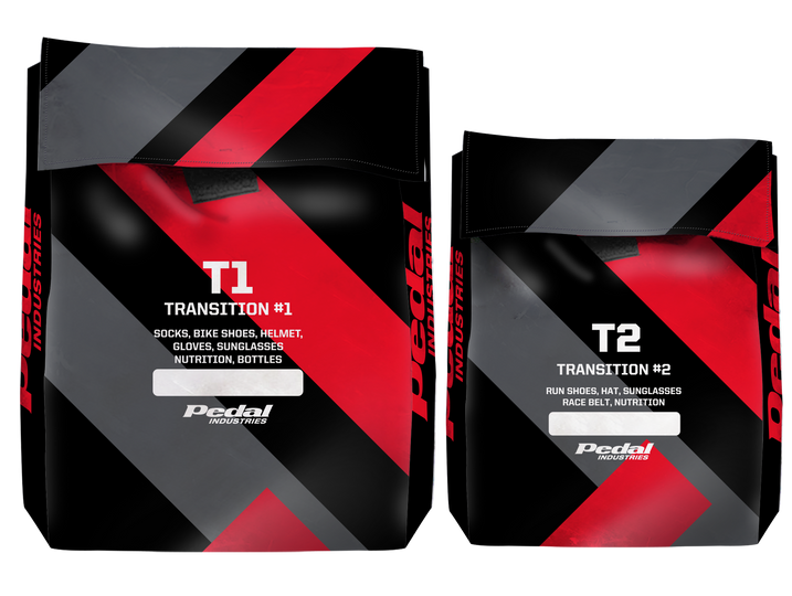 Red Primary Colors Triathlon Transition Bags ISD