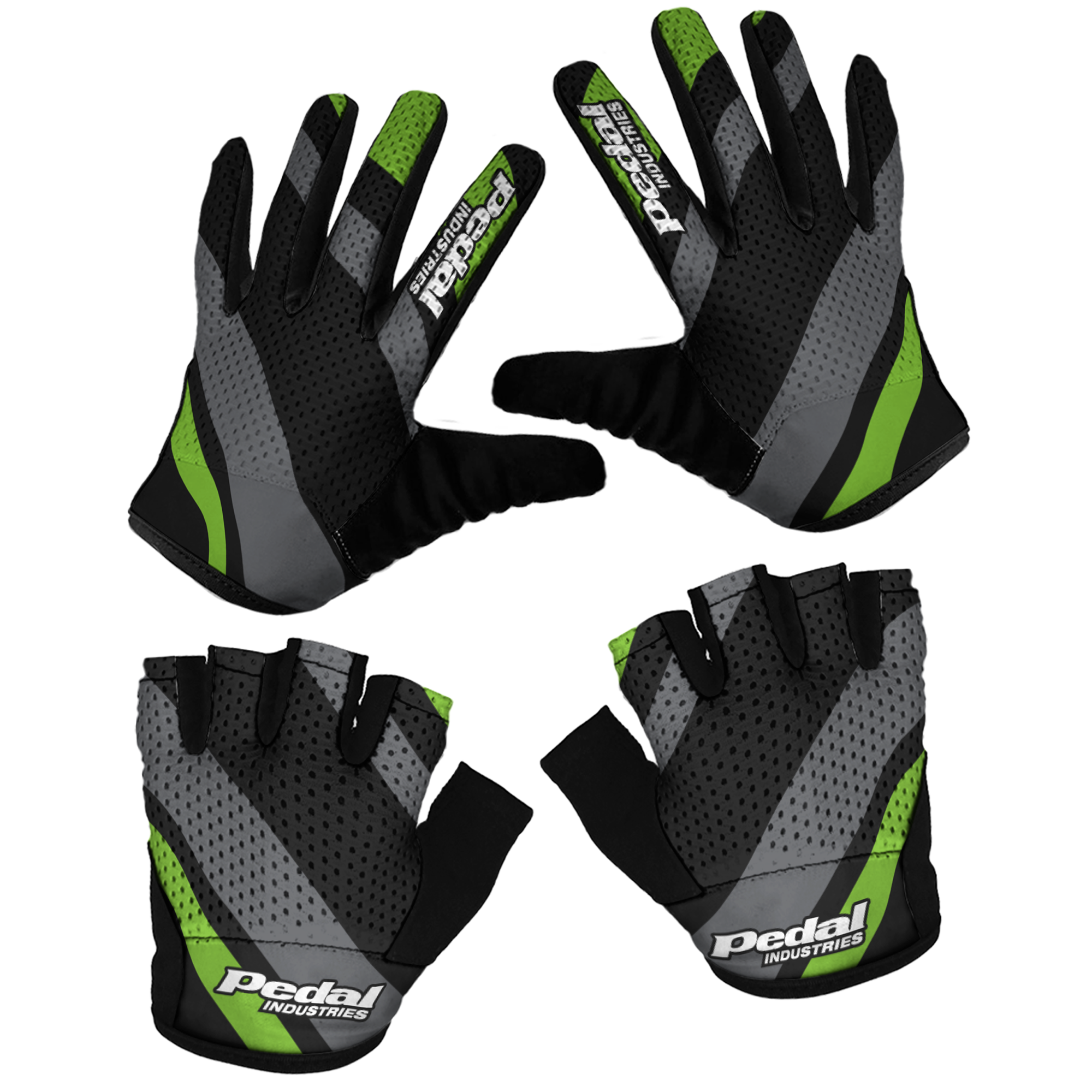 All Primary Colors SUPERLIGHT RaceDay Gloves ISD GREEN