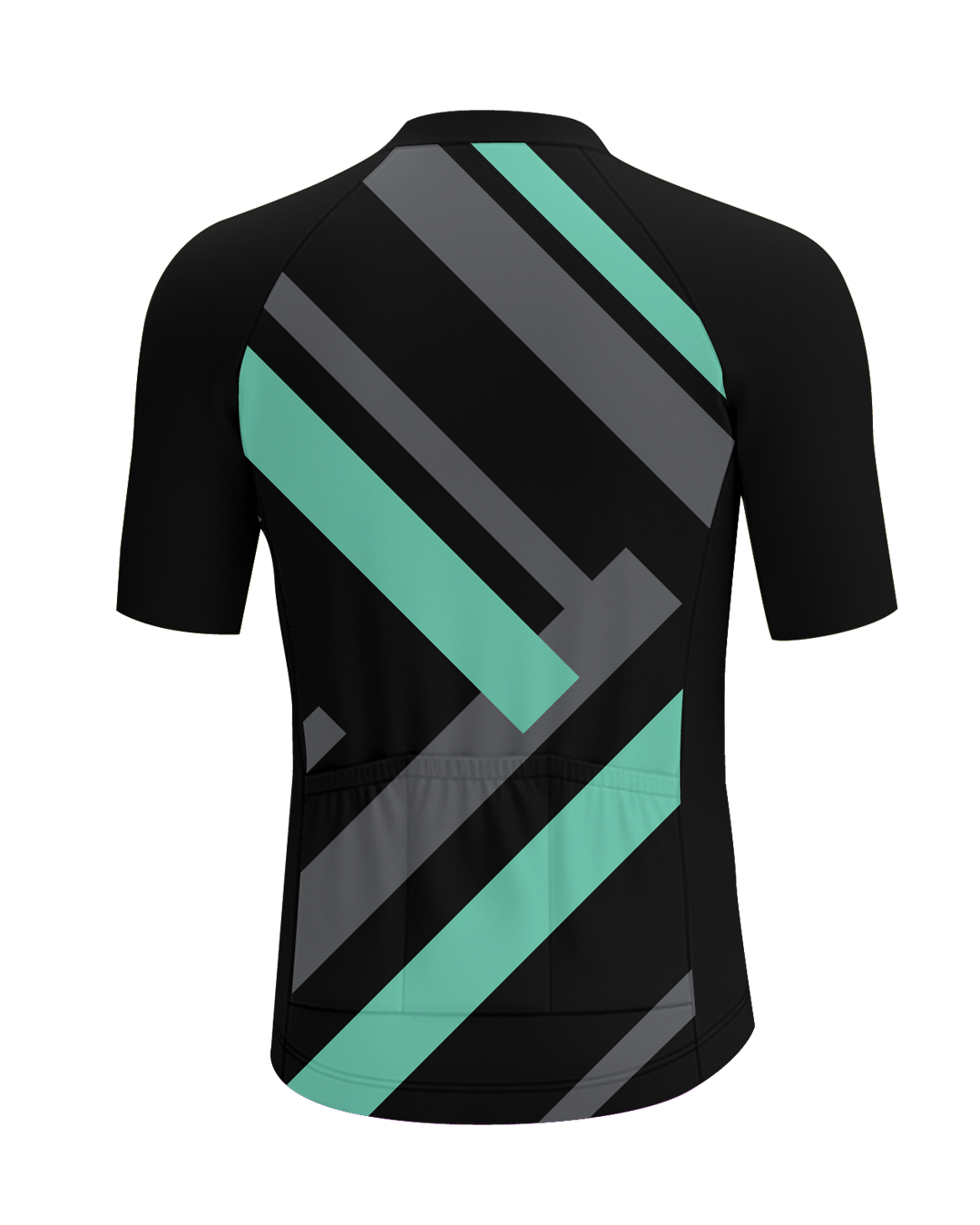 Celeste Primary Colors MEN'S PRO JERSEY ISD - flat product view, back pdp-last