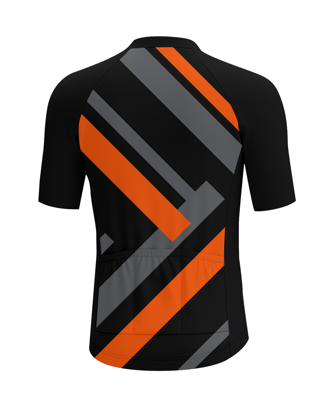 Orange Primary Colors MEN'S PRO JERSEY ISD - flat product view, back pdp-last