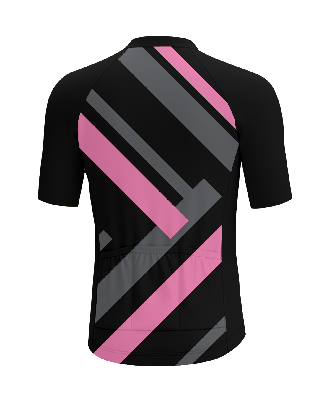 Pink Primary Colors MEN'S PRO JERSEY ISD - flat product view, back pdp-last