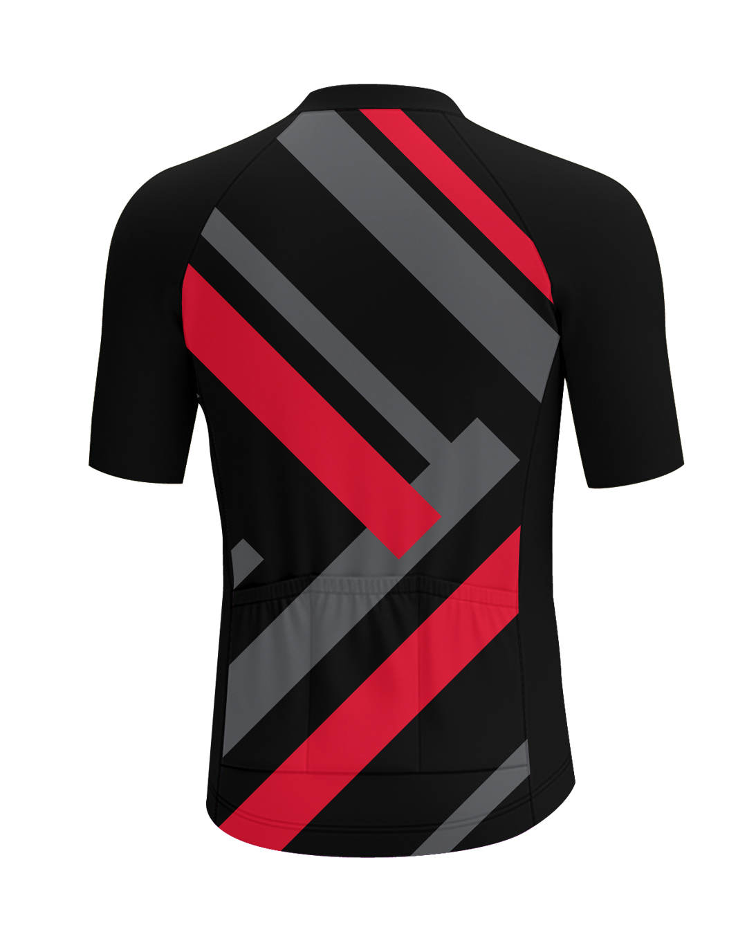 Red Primary Colors MEN'S PRO JERSEY ISD - flat product view, back pdp-last