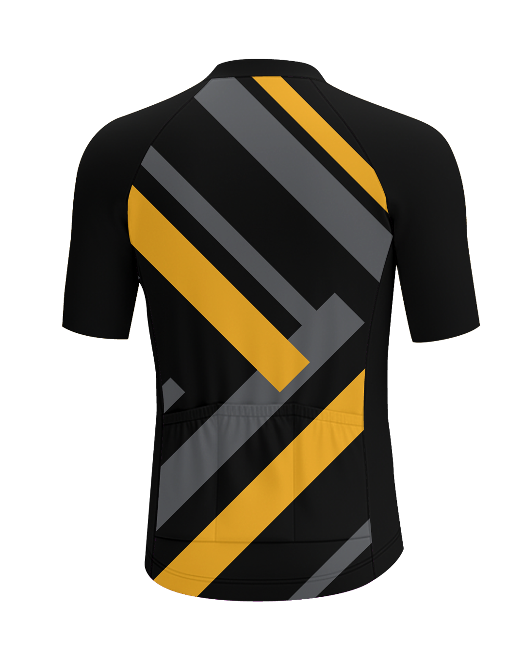Yellow Primary Colors MEN'S PRO JERSEY ISD - flat product view, back pdp-last