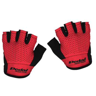 All RED SUPERLIGHT FULL-FINGER GLOVES ISD