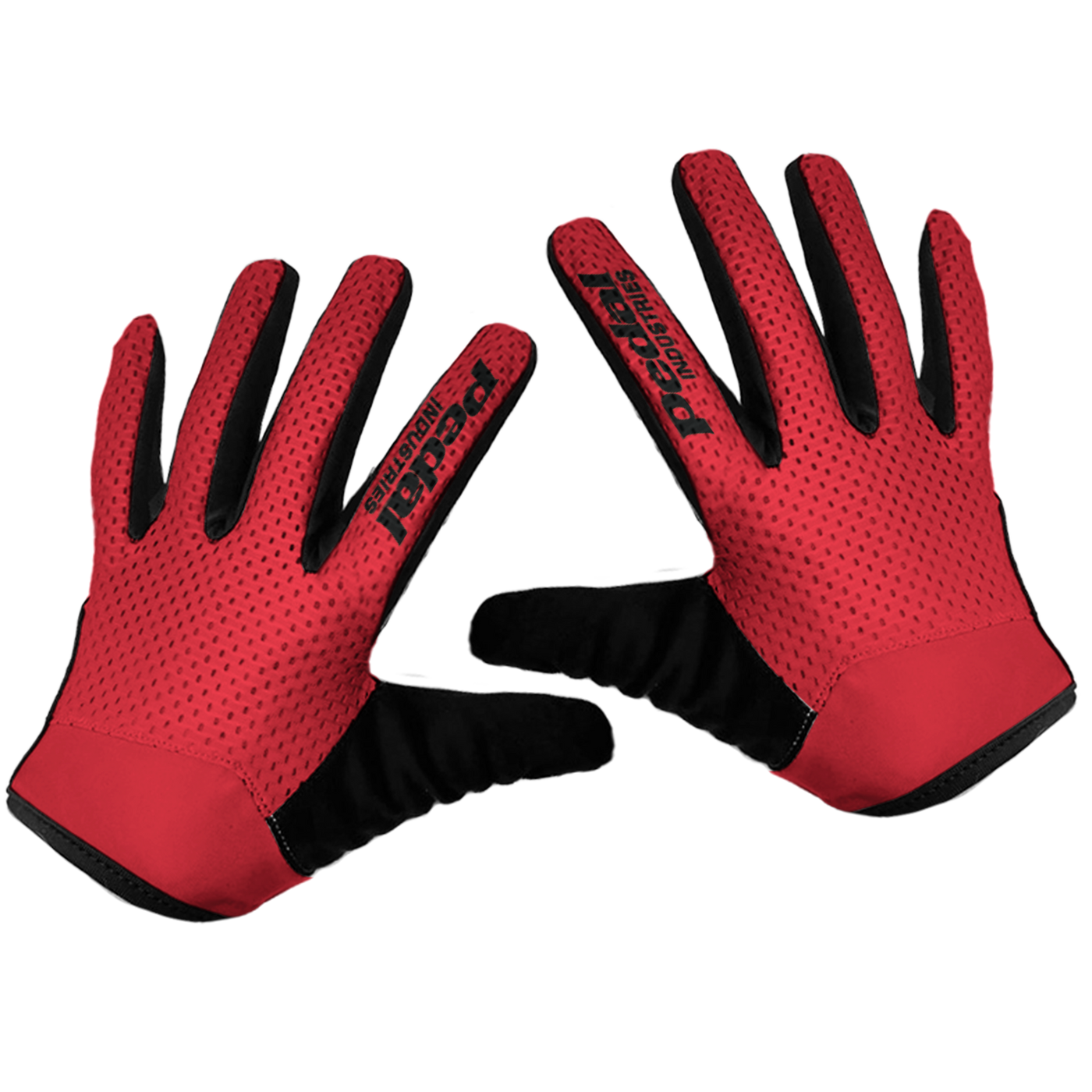 All RED SUPERLIGHT FULL-FINGER GLOVES ISD