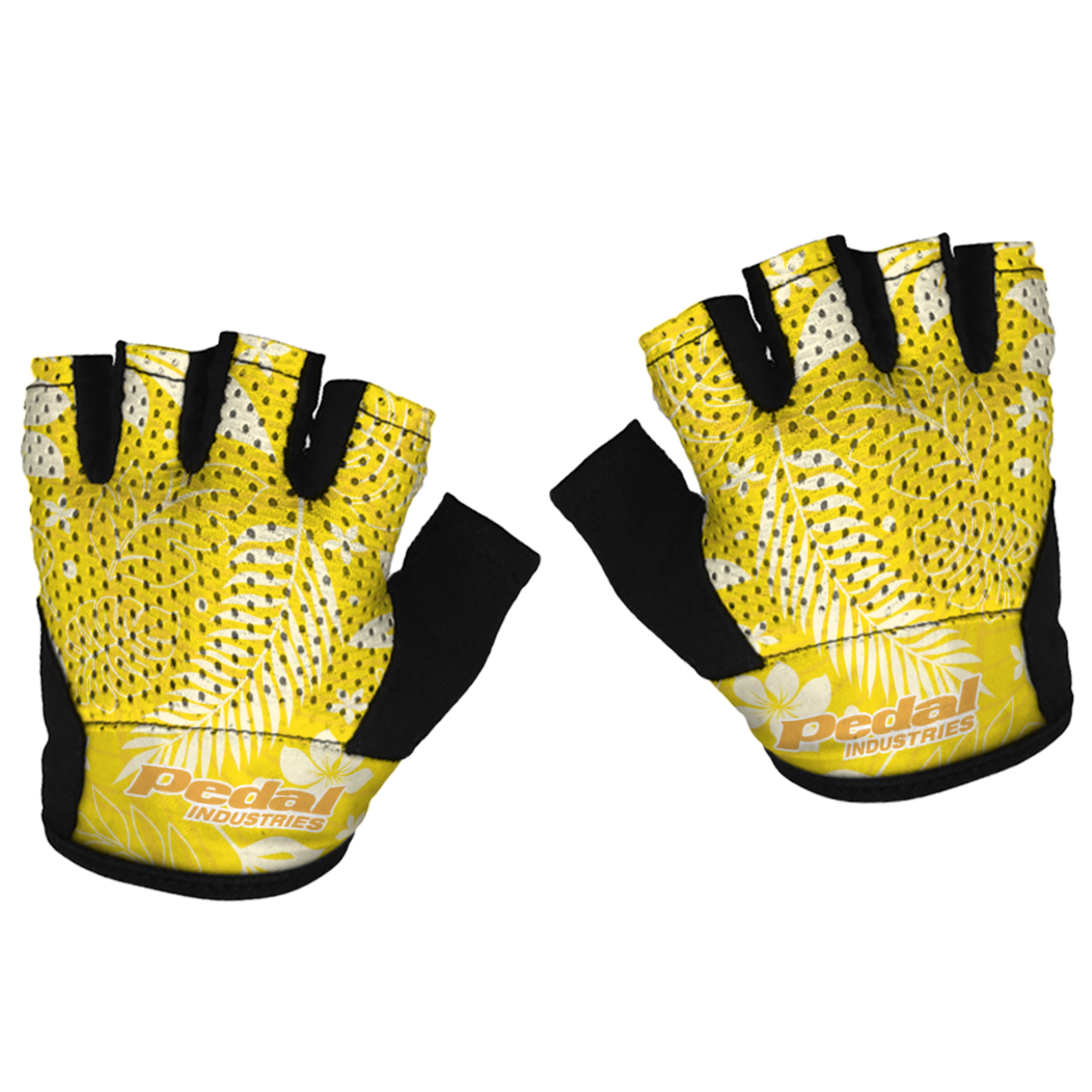 Aloha Pedal SUPERLIGHT RaceDay Gloves ISD Oahu Yellow