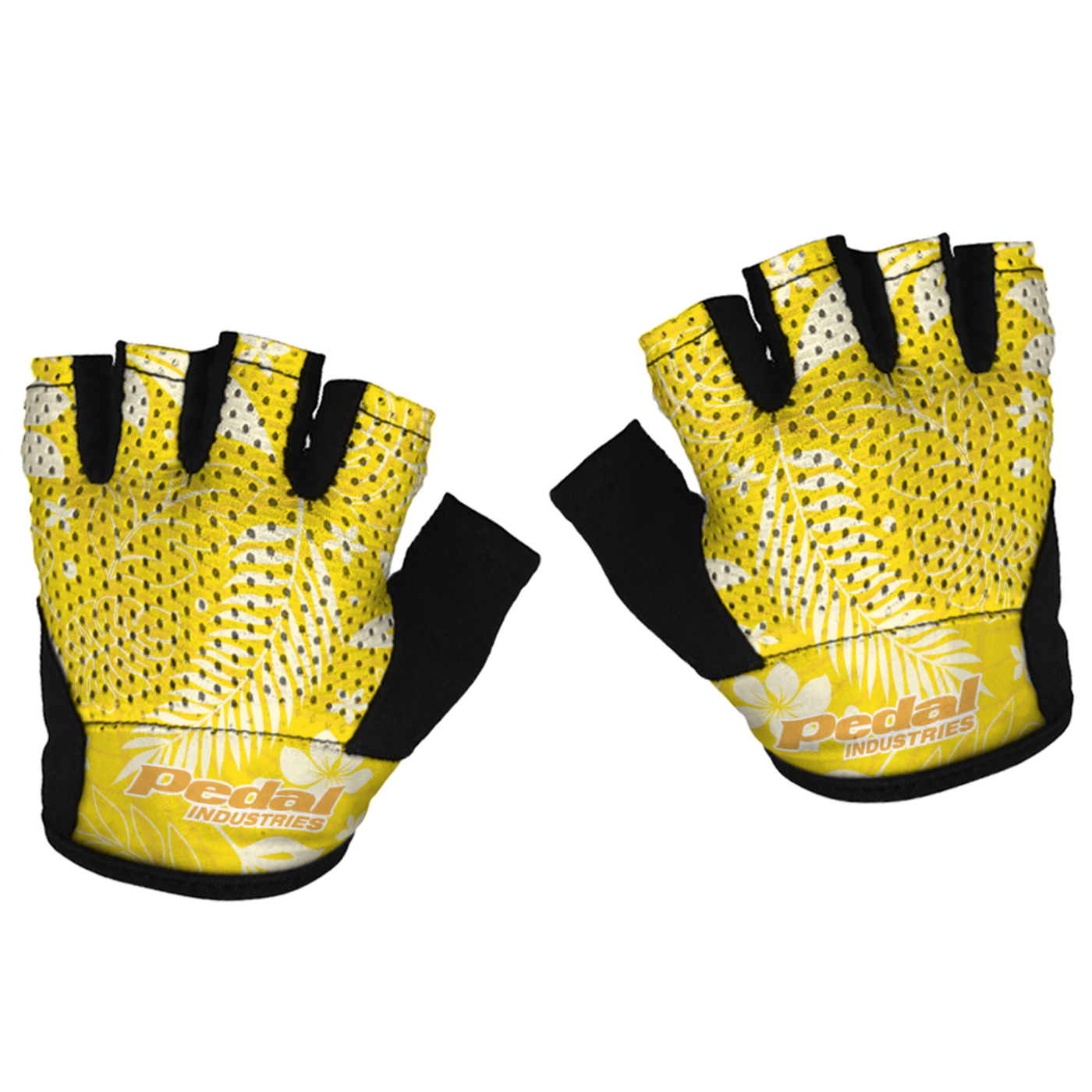 Aloha Pedal SUPERLIGHT RaceDay Gloves ISD Oahu Yellow