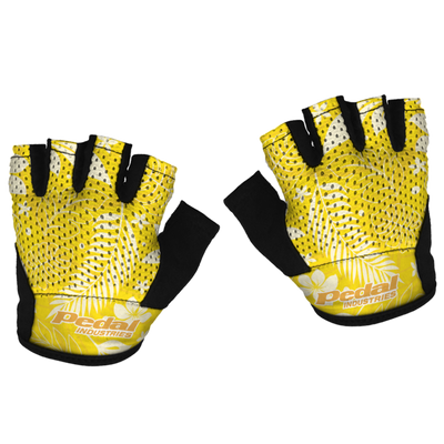 Aloha Pedal SUPERLIGHT RaceDay Gloves ISD Oahu Yellow