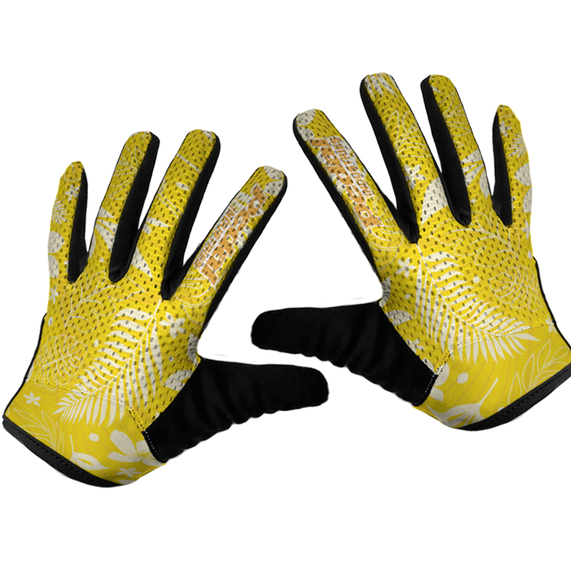 Aloha Pedal SUPERLIGHT RaceDay Gloves ISD Oahu Yellow