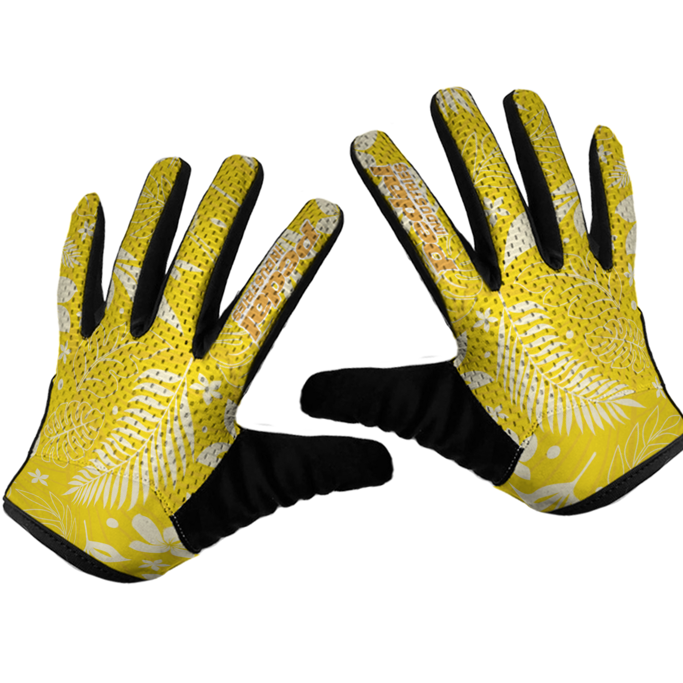Aloha Pedal SUPERLIGHT RaceDay Gloves ISD Oahu Yellow