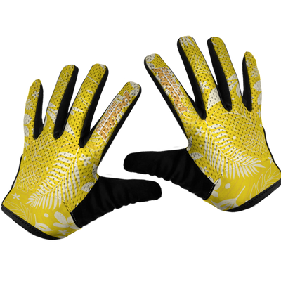 Aloha Pedal SUPERLIGHT RaceDay Gloves ISD Oahu Yellow