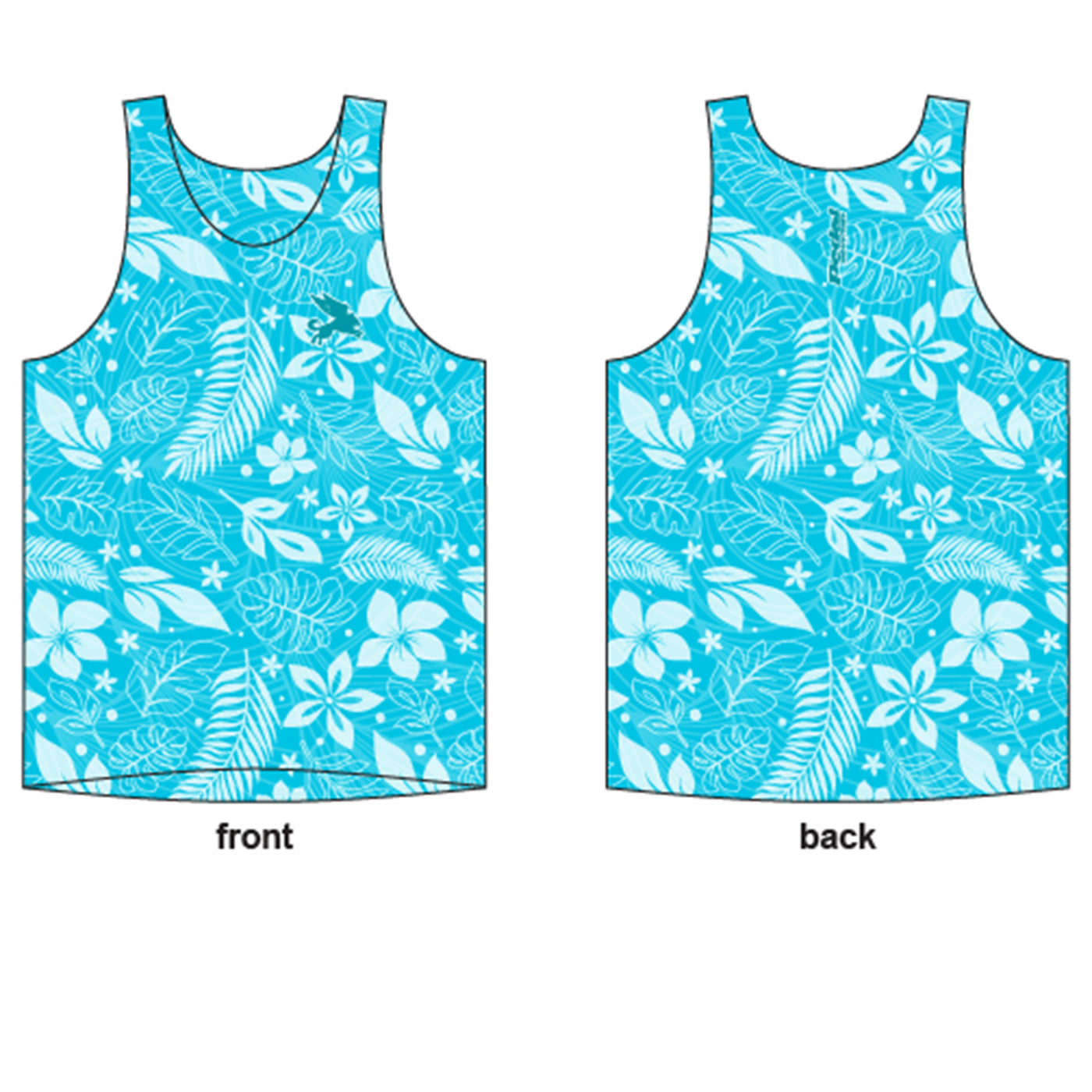Aloha Pedal RUNNING Women's Singlet ISD ( 5 Color Variants)