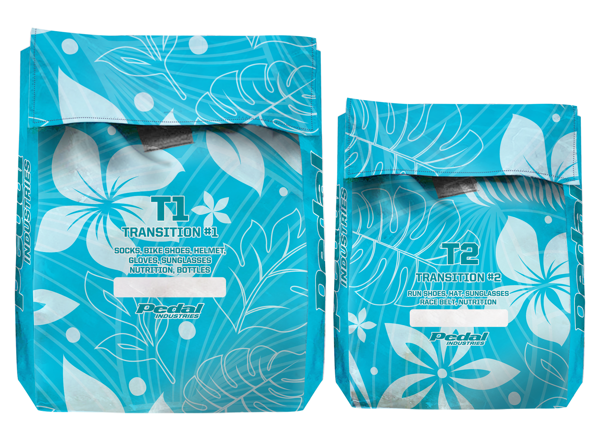 Hawaii Blue Aloha Pedal Triathlon Transition Bags ISD