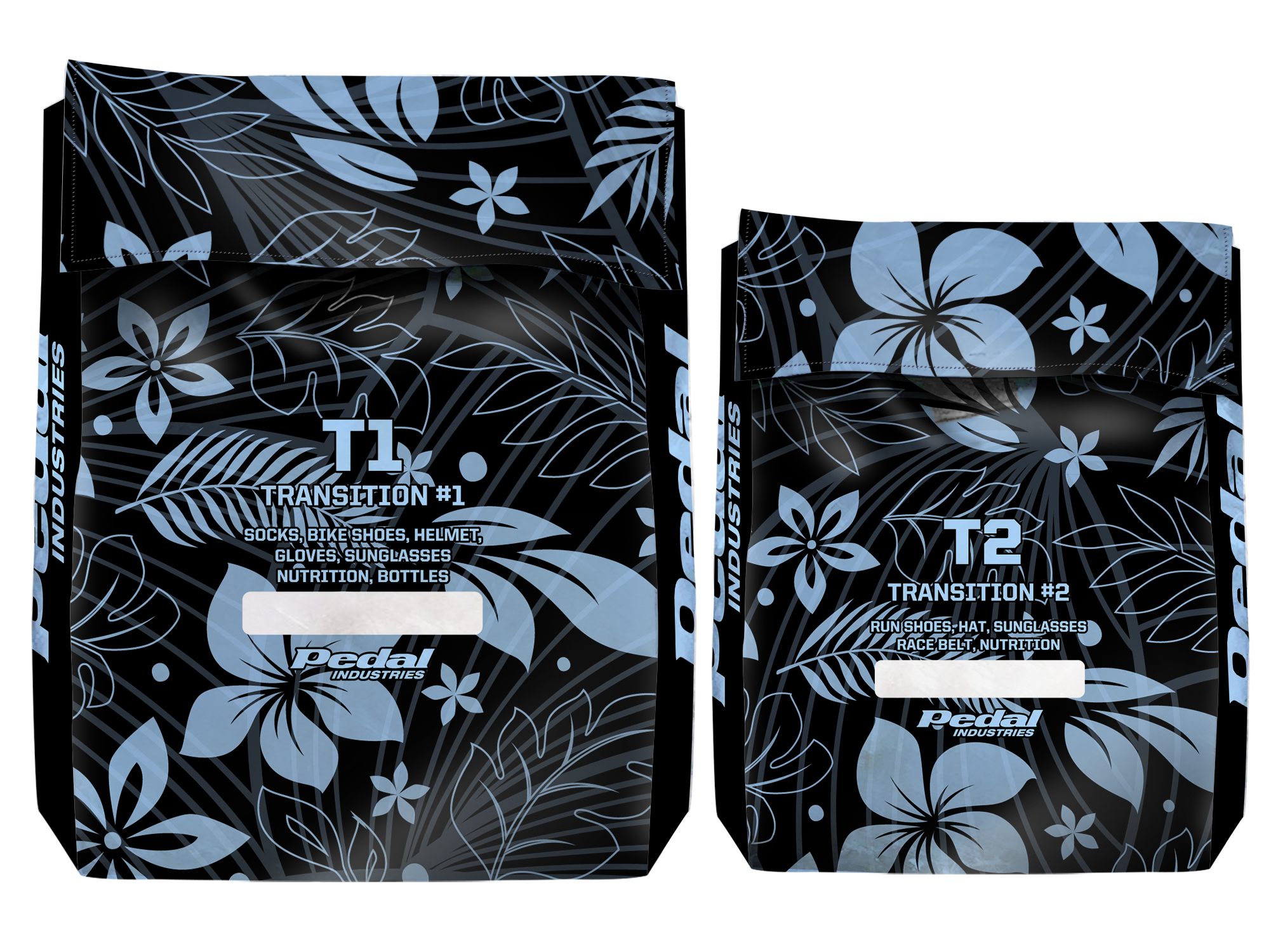 Hawaii Blue Aloha Pedal Triathlon Transition Bags ISD