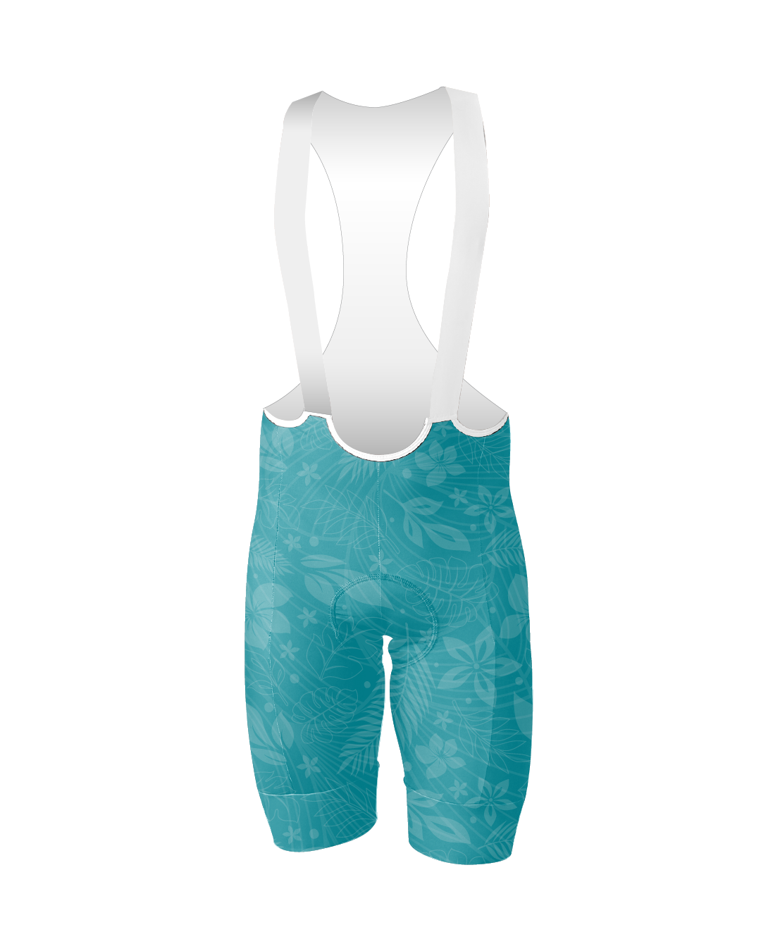Hawaii Blue Aloha Pedal MEN'S PRO LEVEL BIB ISD - flat product view pdp-last