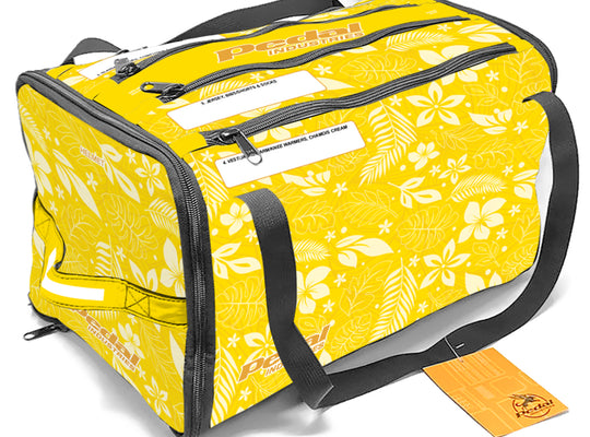 Oahu Yellow Aloha Pedal RaceDay CYCLING Gear Bag™ ISD
