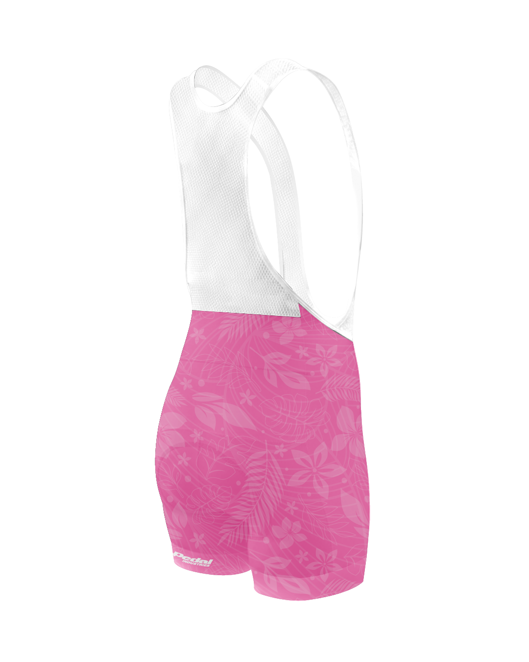 Maui Pink Aloha Pedal WOMEN'S PRO BIB 2.5 ISD - flat product view, back pdp-last