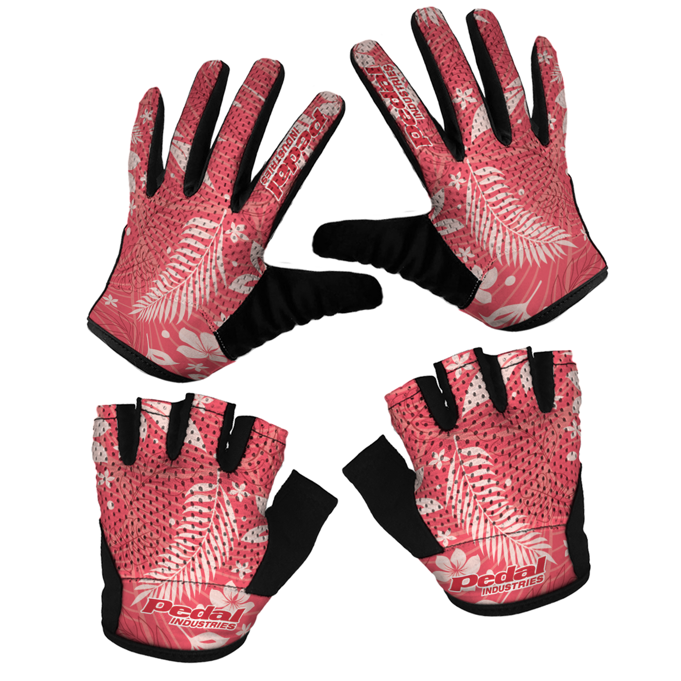Aloha Pedal SUPERLIGHT RaceDay Gloves ISD Watermelon Red