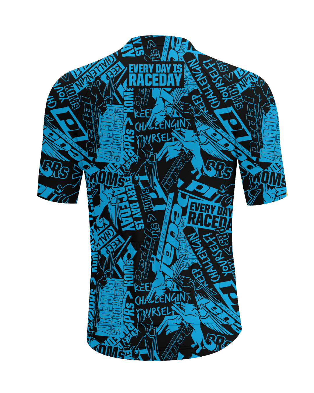 LUMINA Among The Wolves MEN'S PRO JERSEY ISD - flat product view, back pdp-last