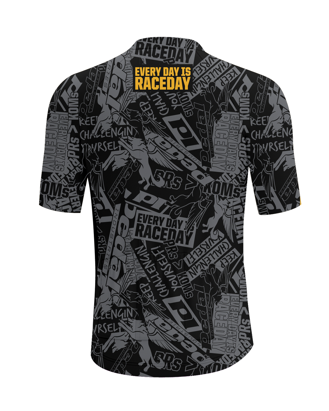 NIGHT Among The Wolves MEN'S PRO JERSEY ISD - flat product view, back pdp-last
