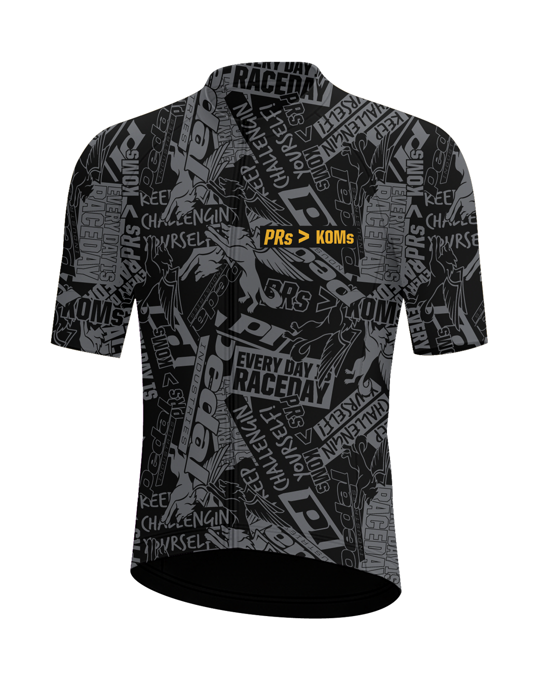 NIGHT Among The Wolves MEN'S PRO JERSEY ISD - flat product view, front pdp-last