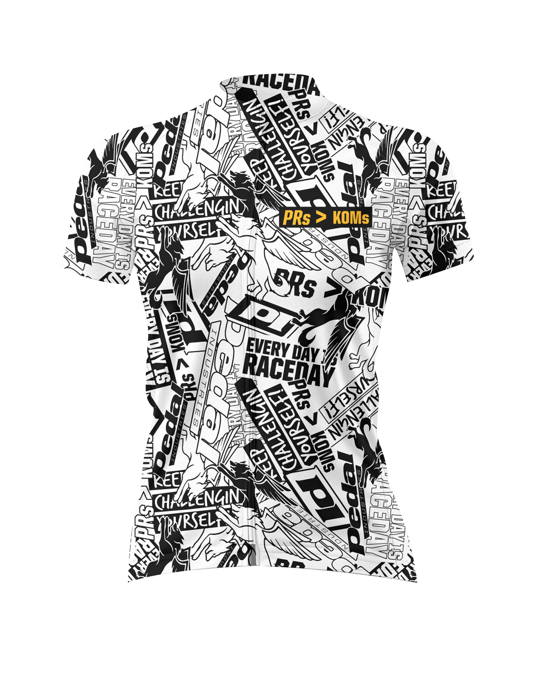 White Among the Wolves WOMEN'S PRO JERSEY ISD - flat product view, front pdp-last