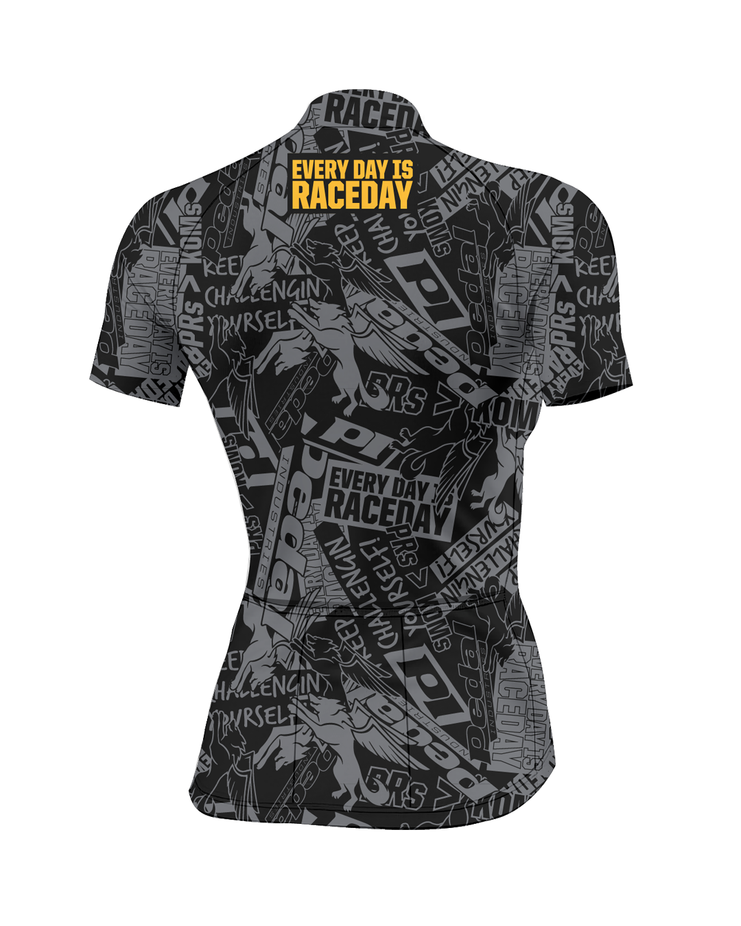 Night Among the Wolves WOMEN'S PRO JERSEY ISD - flat product view, back pdp-last