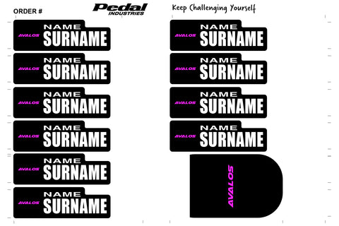 Avalos 2025 ID Sticker Bikes & Gear