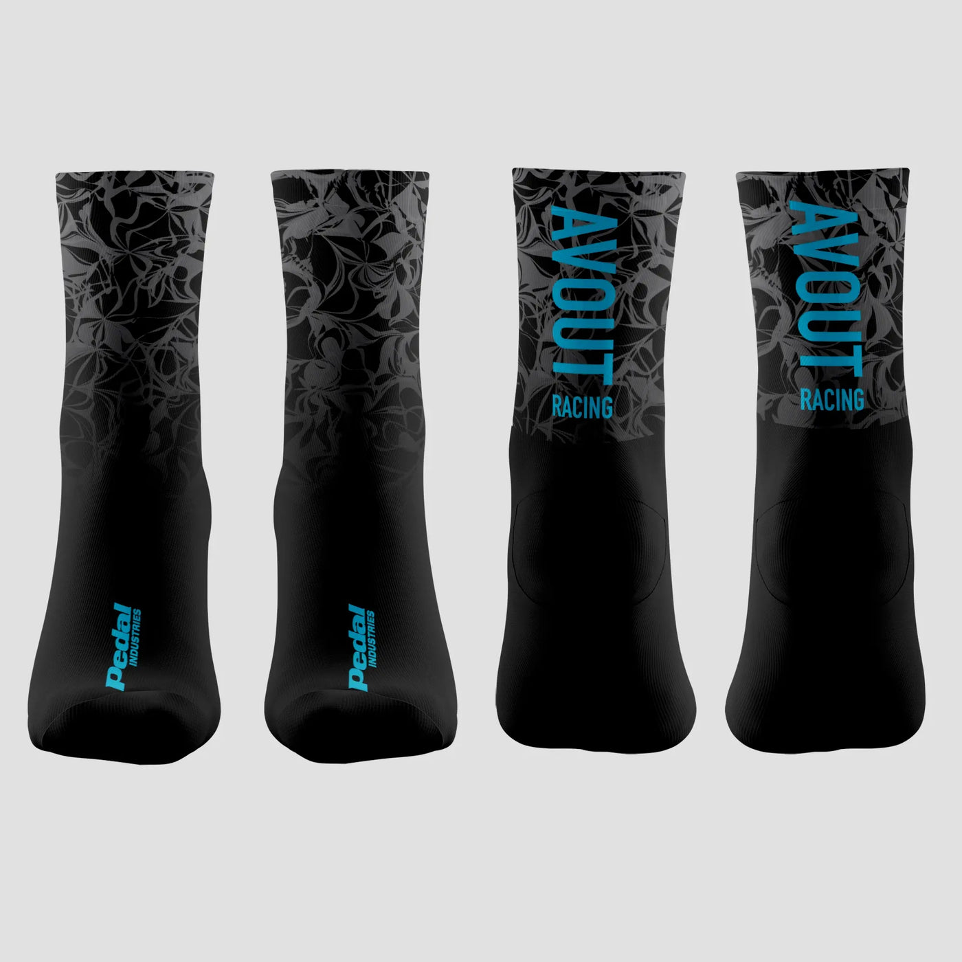 AVOUT RACING 2024 SUBLIMATED SOCK BLACK