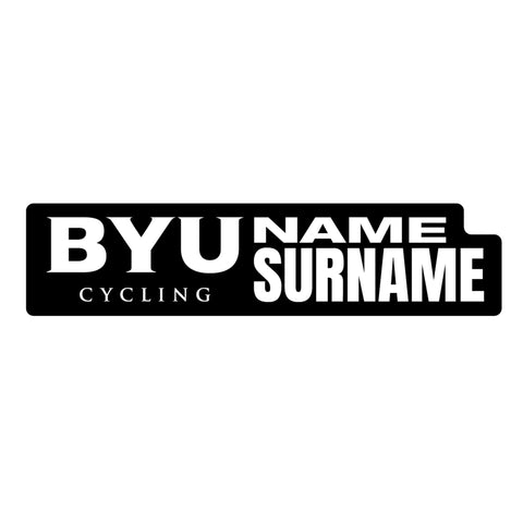 BYU Cycling 2026 ID Sticker Bikes & Gear