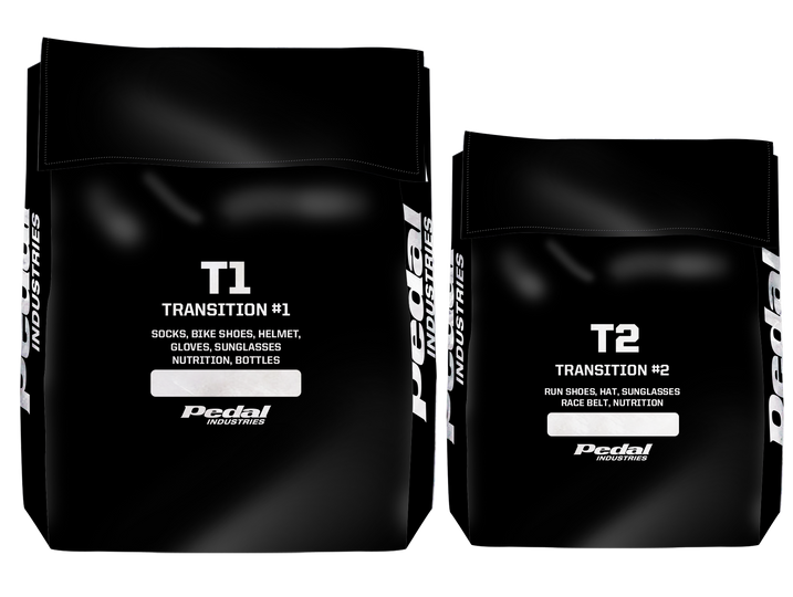 Basic Black Triathlon Transition Bags