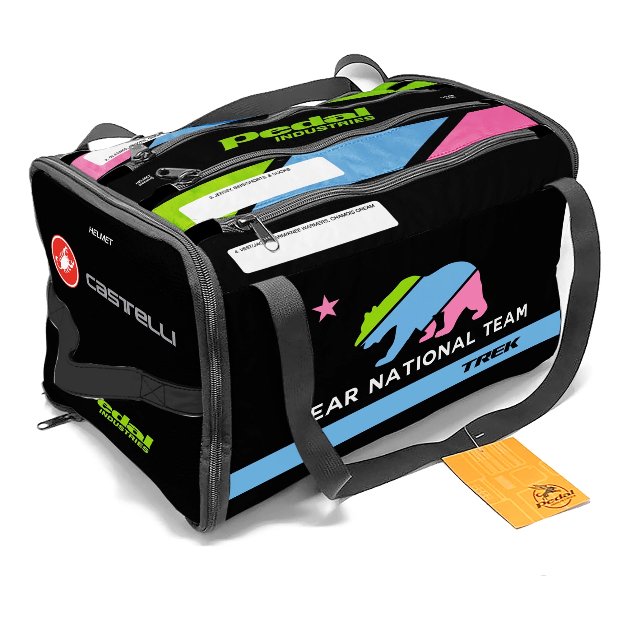 cycling race rain bags Bears National Team 2025 CYCLING RACEDAY BAG™ – PEDAL Industries